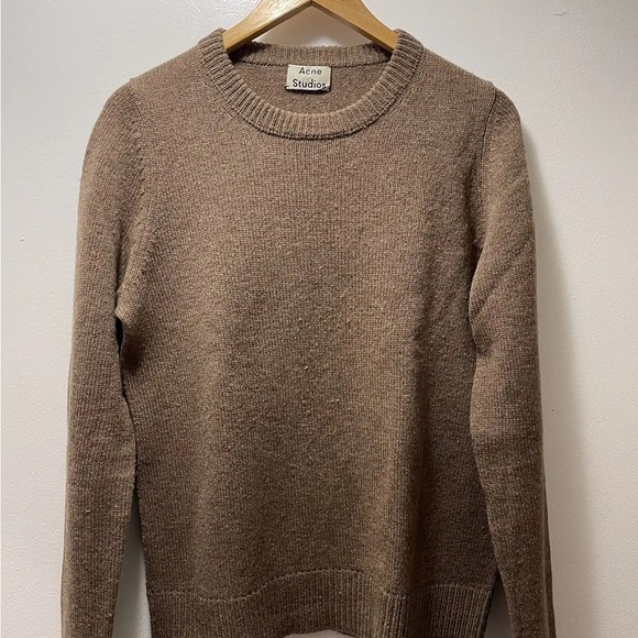 Acne Studios Tan Knit Pullover